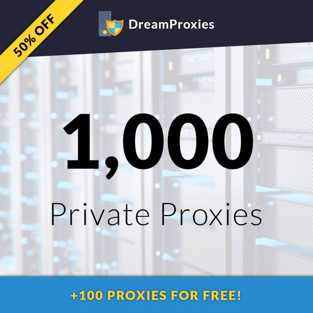 1000 Private Proxies Buy